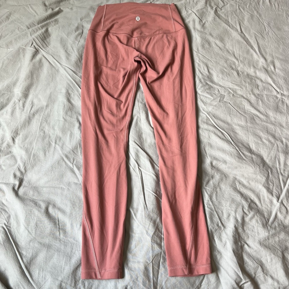 LULULEMON Align High Rise Leggings Desert Red Size 4 Yoga Activewear Soft W5CZUS
